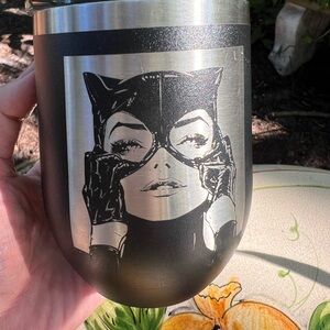 Cat woman Michelle P Insulated Tumbler, had this made so you cant find it online